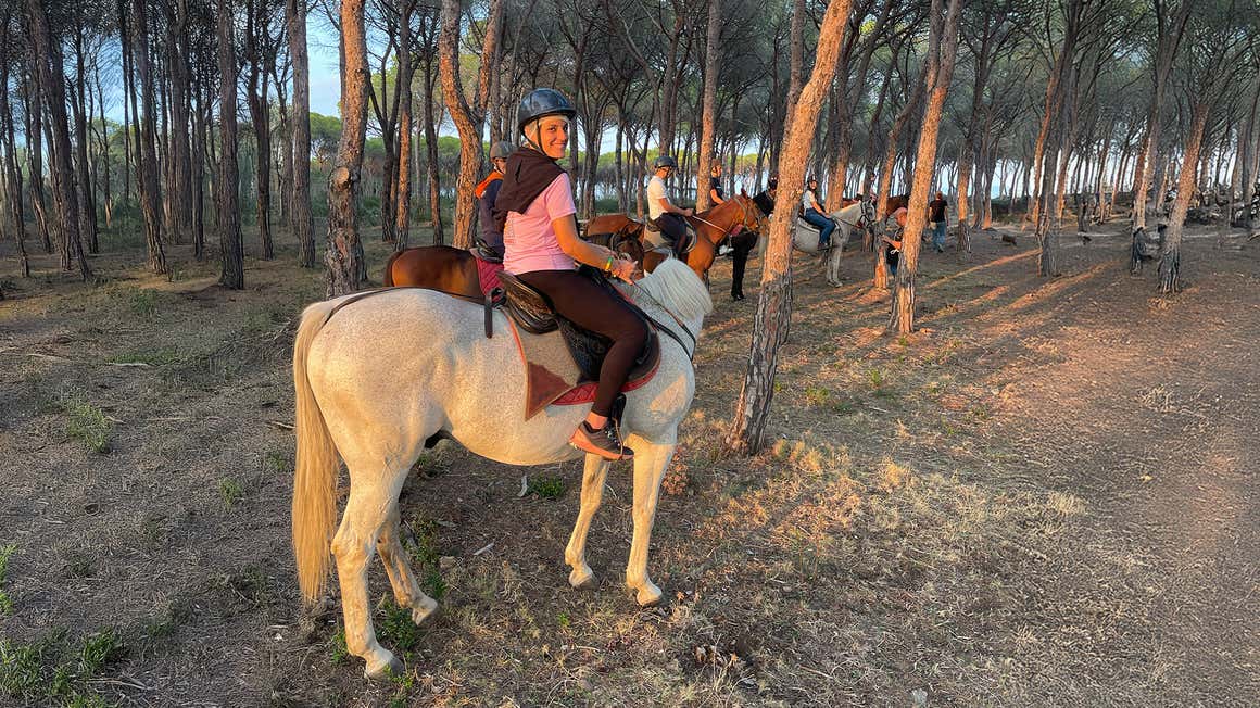 Team Freedome on horseback