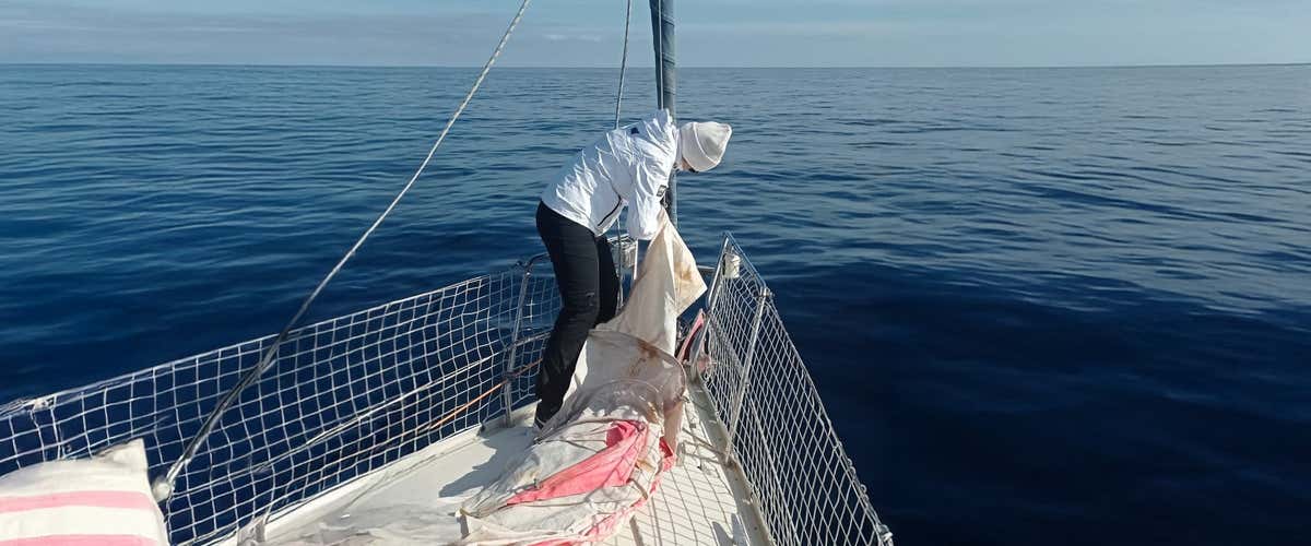 Bautismo de vela en el Puerto Olímpico de Barcelona