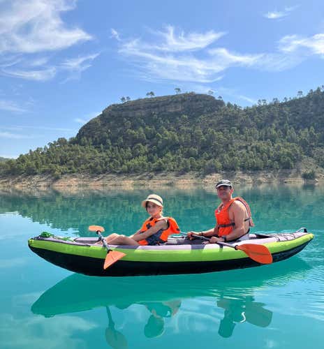 Kayak tour on the Loriguilla reservoir and the Turia river