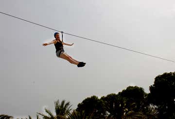 Tyrolean traverse in the province of Alicante