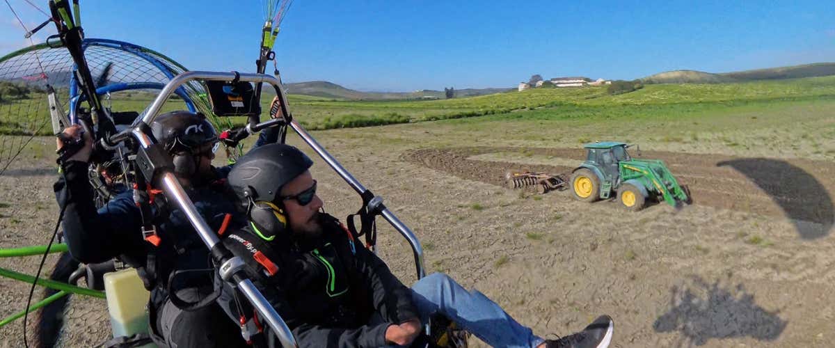 Vuelo en paramotor biplaza en Montilla