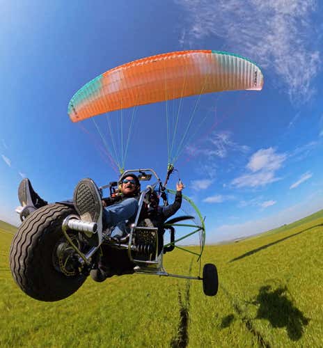 Vuelo en paramotor biplaza en Montilla