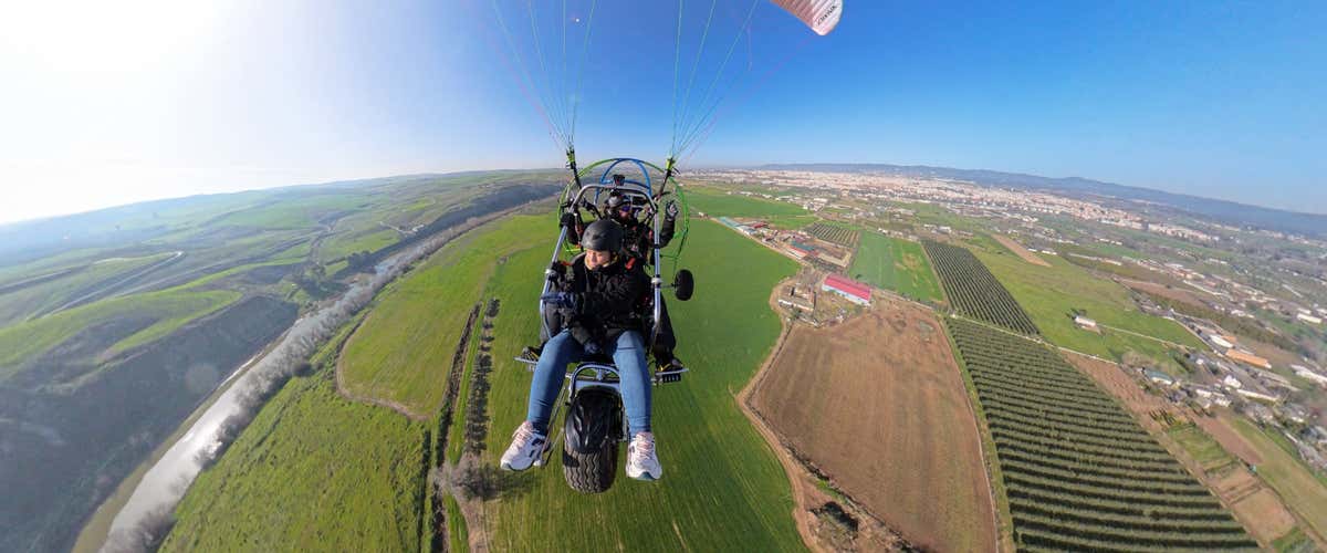 Vuelo en paramotor biplaza en Córdoba