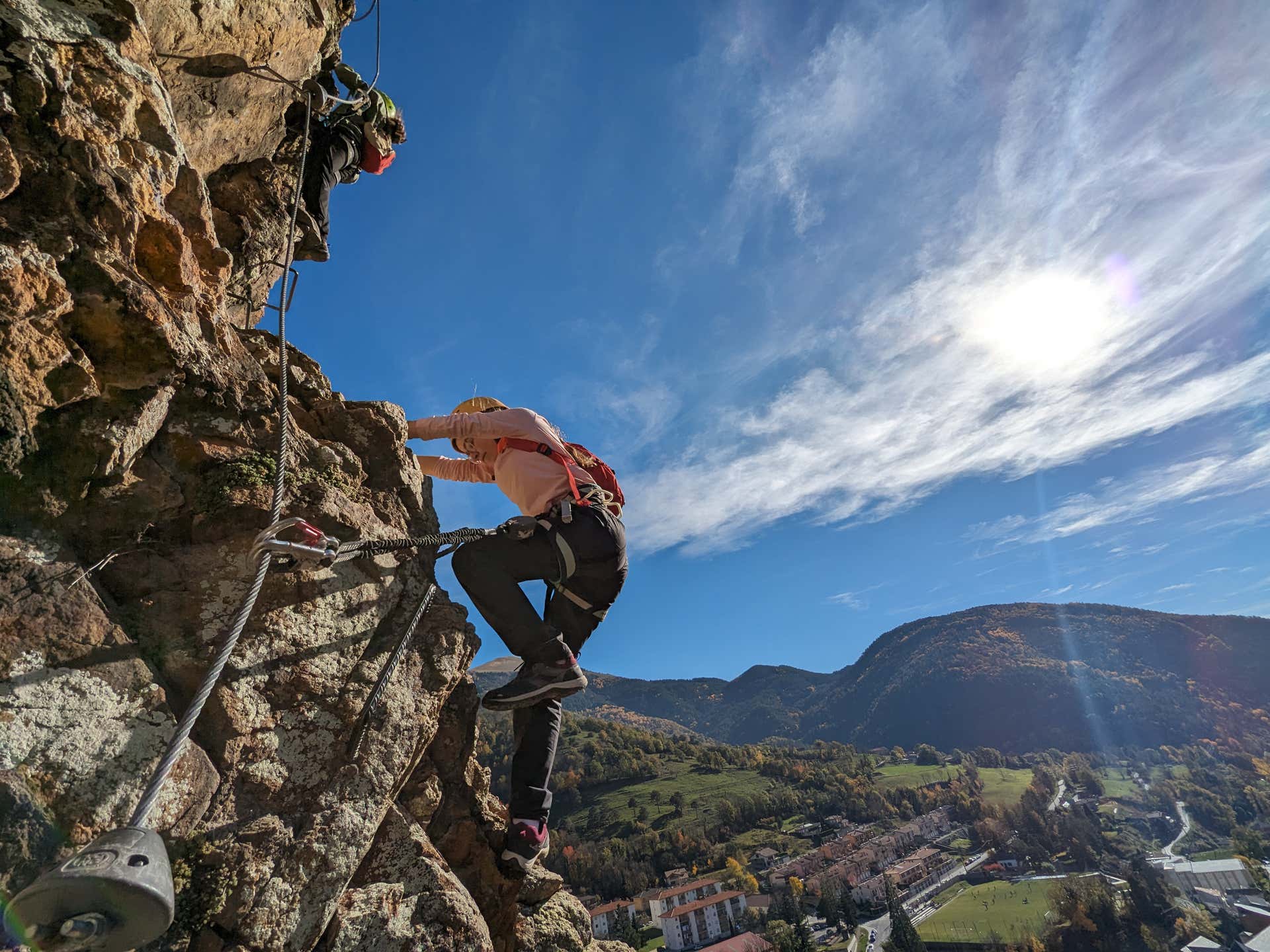 Vie ferrate Roca de la Creu