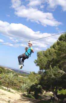 Zipline in Alicante