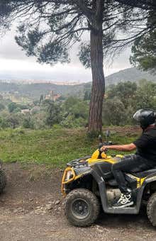 Rutas en quad en Santa Susanna