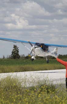 Ultraligero en Sevilla