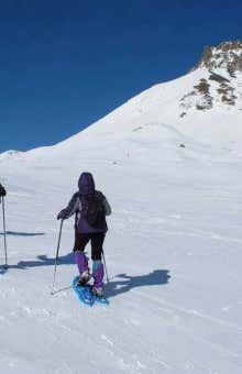 Raquetas de nieve en Huesca
