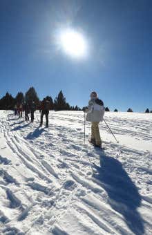 Raquetas de nieve en Barcelona