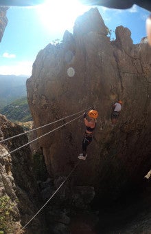 Via ferratas in Benalauría