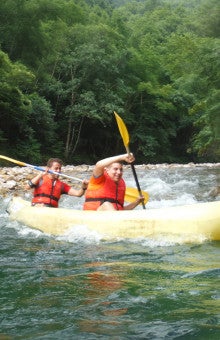 Piragüismo y kayak en Río Deva