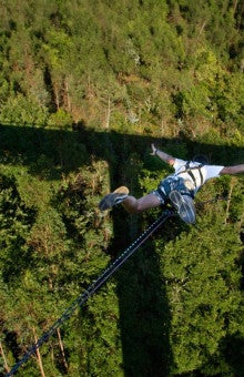 Bungee jumping in A Coruña