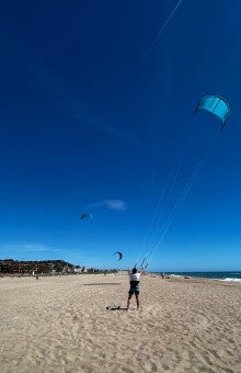 Kitesurfing in Castelldefels