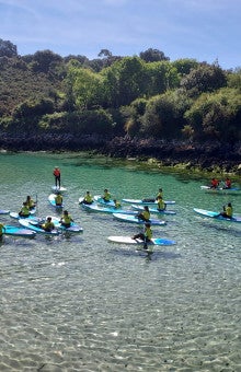 SUP in Llanes